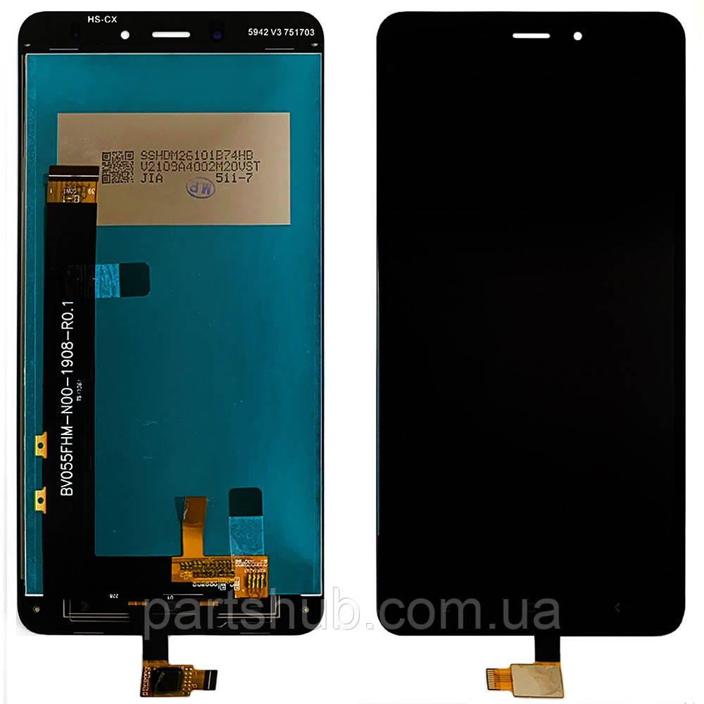 Дисплей (екран) Xiaomi Redmi Note 4 з тачскріном (чорний оригінал Китай), фото 1