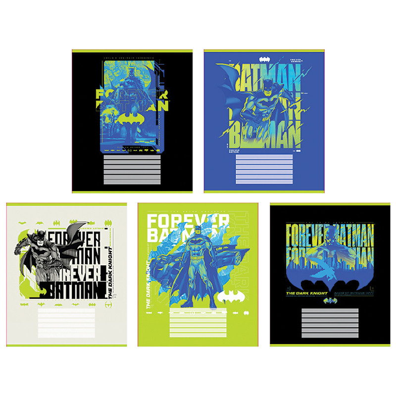 Зошит шкільний Kite DC Comics DC24-236, 18 аркушів, клітинка, фото 1