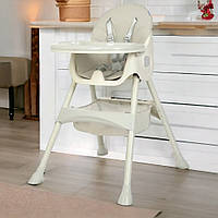 Стільчик для годування Bambi M 4136-2 Ice Gray Сірий