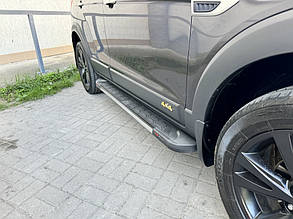 Бокові пороги RedLine V1 (2 шт., Алюміній) 2007-2015 для Opel Antara рр