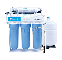 Фільтр зворотного осмосу Ecosoft Absolute з помпою на станині MO550PSECO