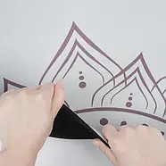 Килимок для фітнесу йоги нековзкий двошаровий професійний 183 × 68 см товщина 4 мм каучук замша Gemini Sport PSY-0890L, фото 5