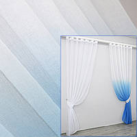 Комплект ( 1,7х2,7м.) декоративных штор, цвет синей. 030дк 10-737