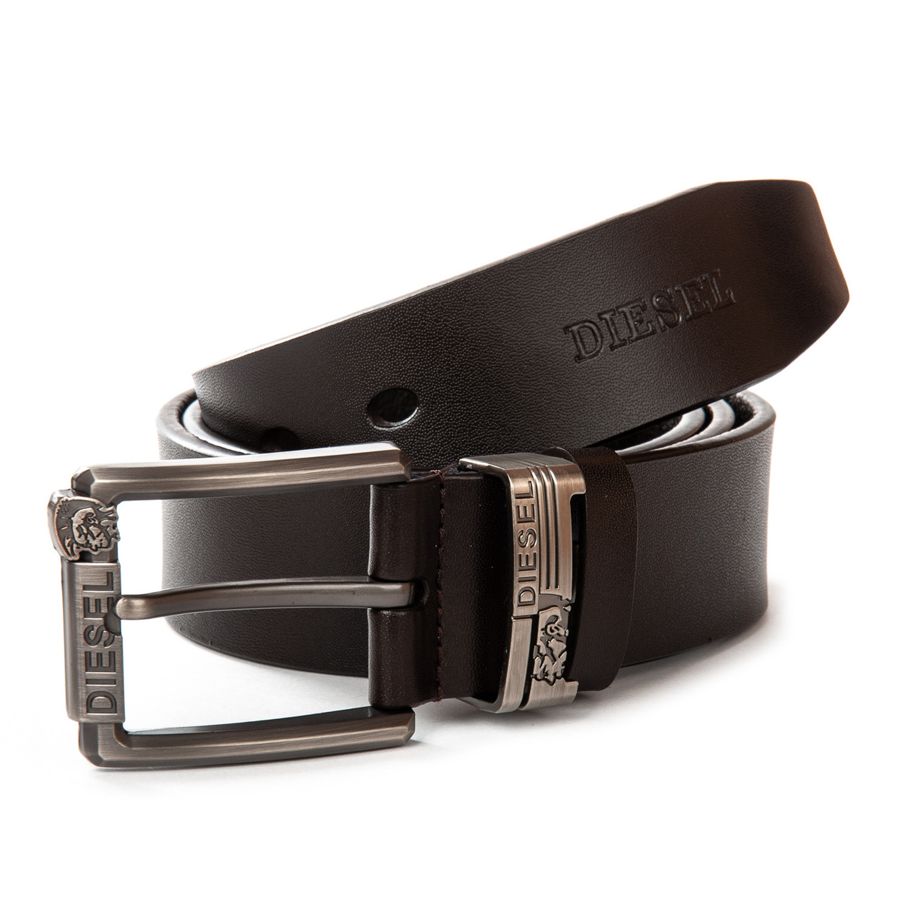 Ремінь Чоловічої шкіри DS-008 brown.Купити чоловічі ремені гуртом і в роздріб., фото 1