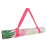 Килимок для фітнесу йоги нековзкий двошаровий професійний 183 × 68 см товщина 4 мм каучук замша Gemini Sport PSY-0890Y, фото 5