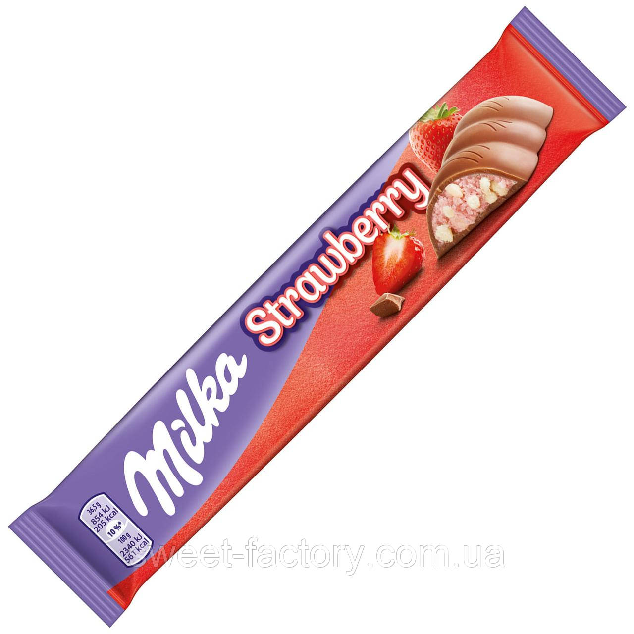 Батончик Milka Strawberry Riegel 36g