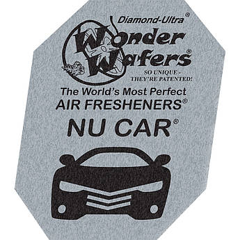 Ароматизатор в пластинці Wonder Wafers, 65 x 50 мм "Новий автомобіль" (Nu Car)
