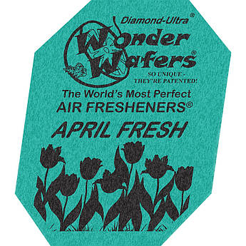 Ароматизатор в пластинці Wonder Wafers, 65 x 50 мм "Весняна свіжість" (April Fresh)