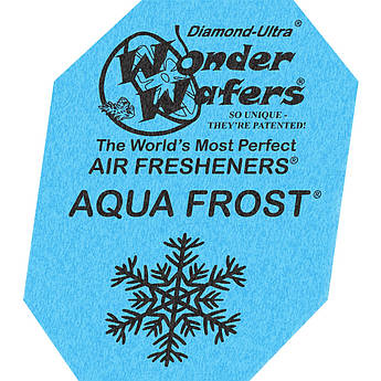 Ароматизатор у пластинці Wonder Wafers, 65 x 50 мм "Морозна свіжість" (Aqua Frost)