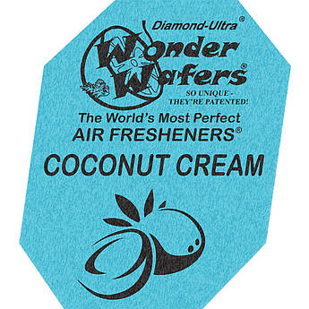Ароматизатор у пластинці Wonder Wafers, 65 x 50 мм "Кокосовий крем" (Coconut Cream)