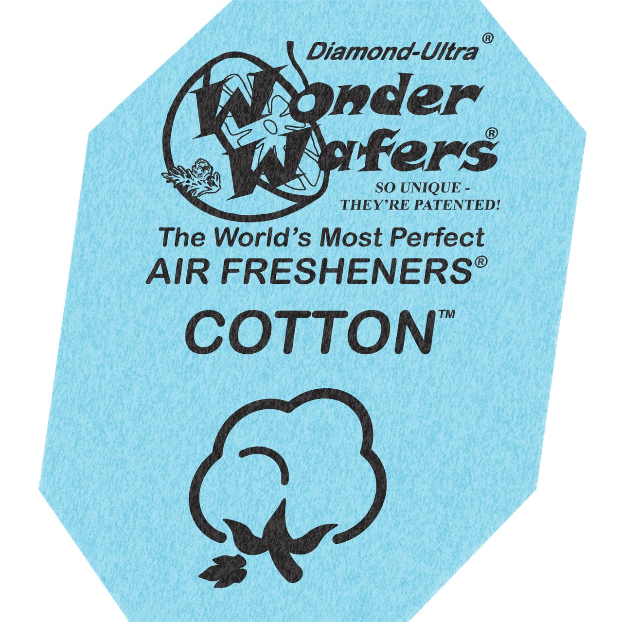 Ароматизатор у пластинці Wonder Wafers, 65 x 50 мм "Коттон" (Cotton)