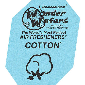 Ароматизатор у пластинці Wonder Wafers, 65 x 50 мм "Коттон" (Cotton)