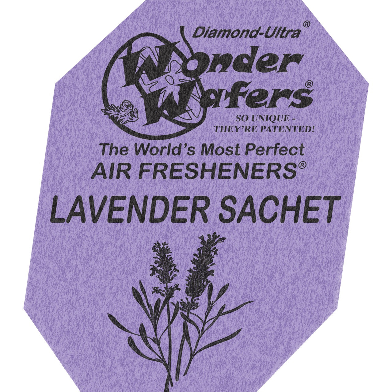 Ароматизатор в пластинці Wonder Wafers, 65 x 50 мм "Лаванда" (Lavender Sachet)