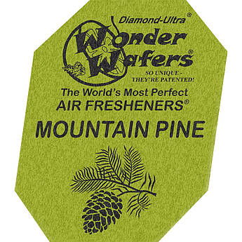 Ароматизатор в пластинці Wonder Wafers, 65 x 50 мм "Гірська сосна" (Mountain Pine)