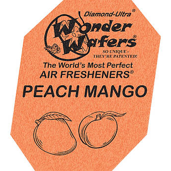 Ароматизатор в пластинці Wonder Wafers, 65 x 50 мм "Персик та манго" (Peach Mango)
