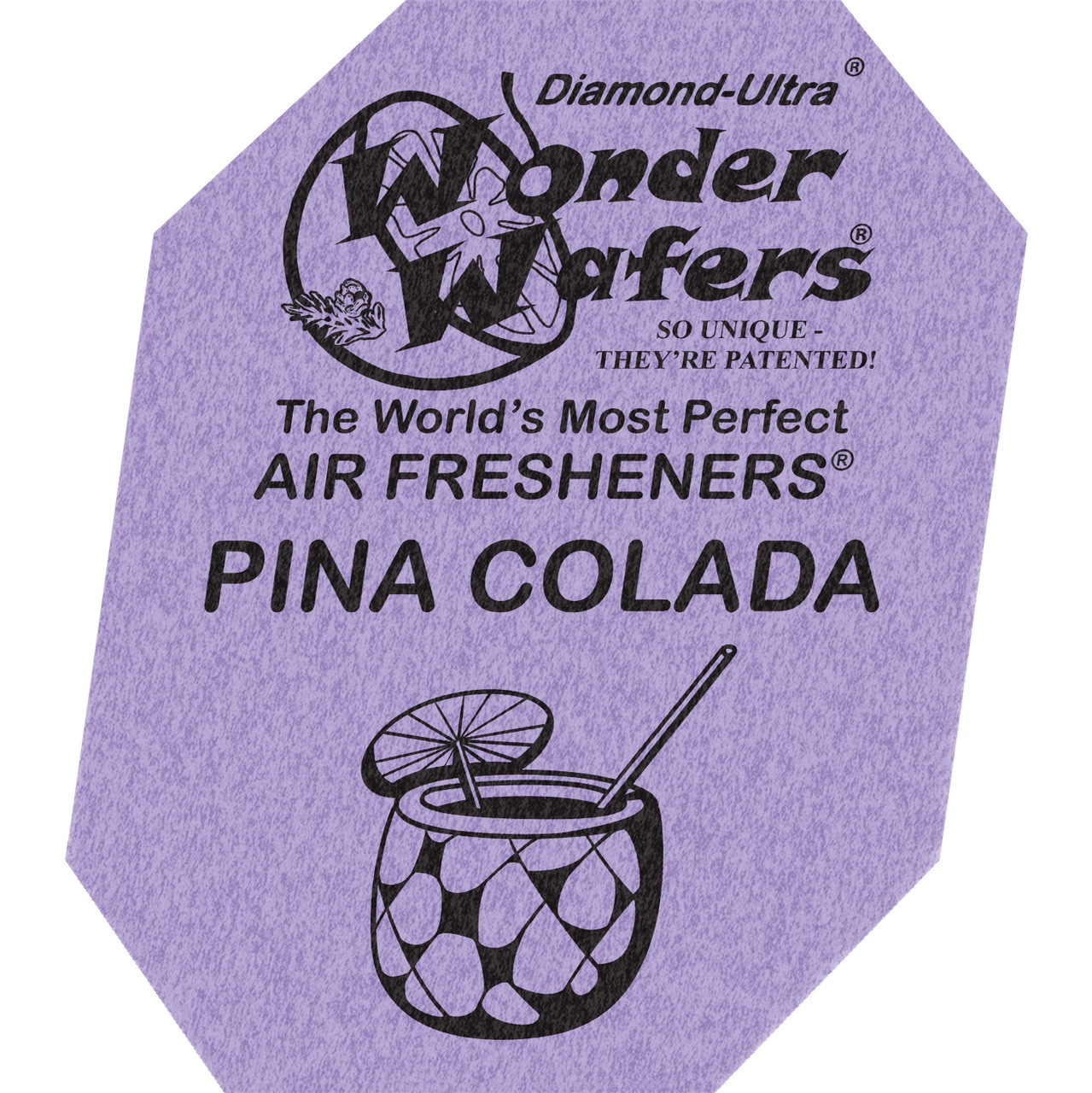 Ароматизатор в пластинці Wonder Wafers, 65 x 50 мм "Піна колада" (Pina Colada)