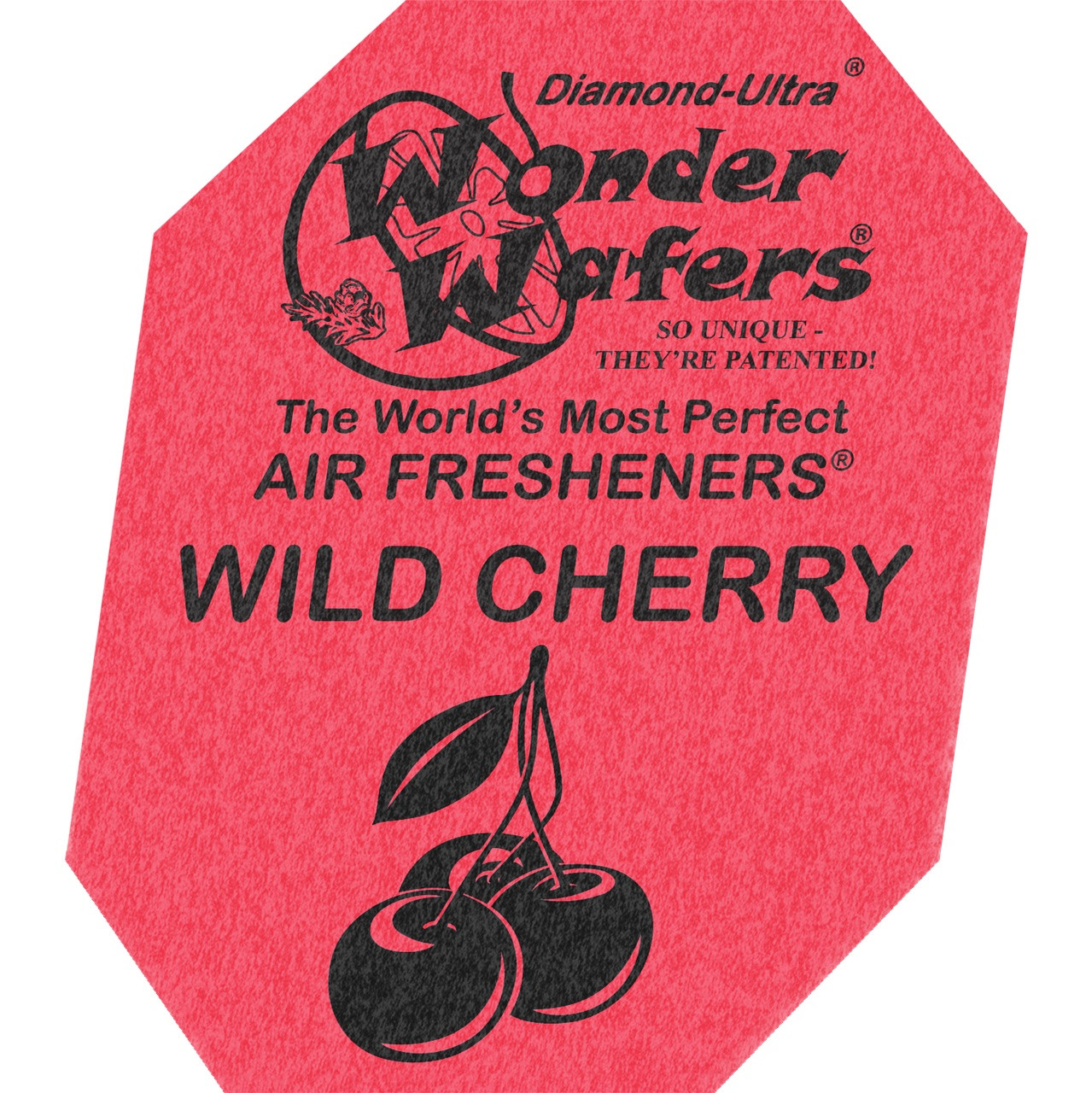 Ароматизатор в пластинці Wonder Wafers, 65 x 50 мм "Вишня" (Wild Cherry)