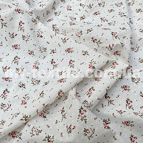 Коттон мережка в смужку Троянда 3 см