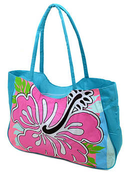 Сумка жіноча Пляжна текстиль 1331 blue. Пляжні сумки гуртом і в роздріб в Україні Одеса 7 км