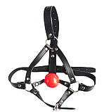 Кляп з бондажем HeadGag BDSM, фото 7