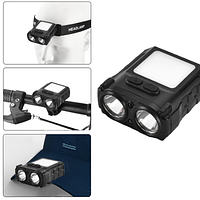 Фонарь налобный SH-T808-2XPE+20SMD(white+red), Motion Sensor, Li-Ion аккум., ЗУ Type-C