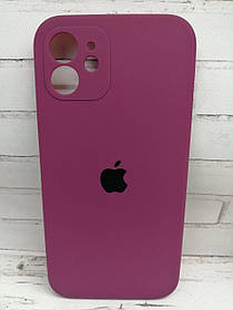 Чохол на iPhone 12 накладка бампер протиударний Original Soft Case plum