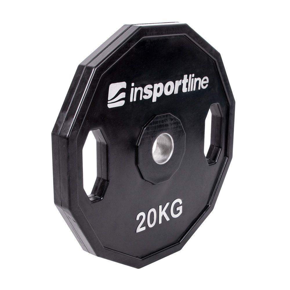 Олімпійський диск гумовий inSPORTline Ruberton 20кг