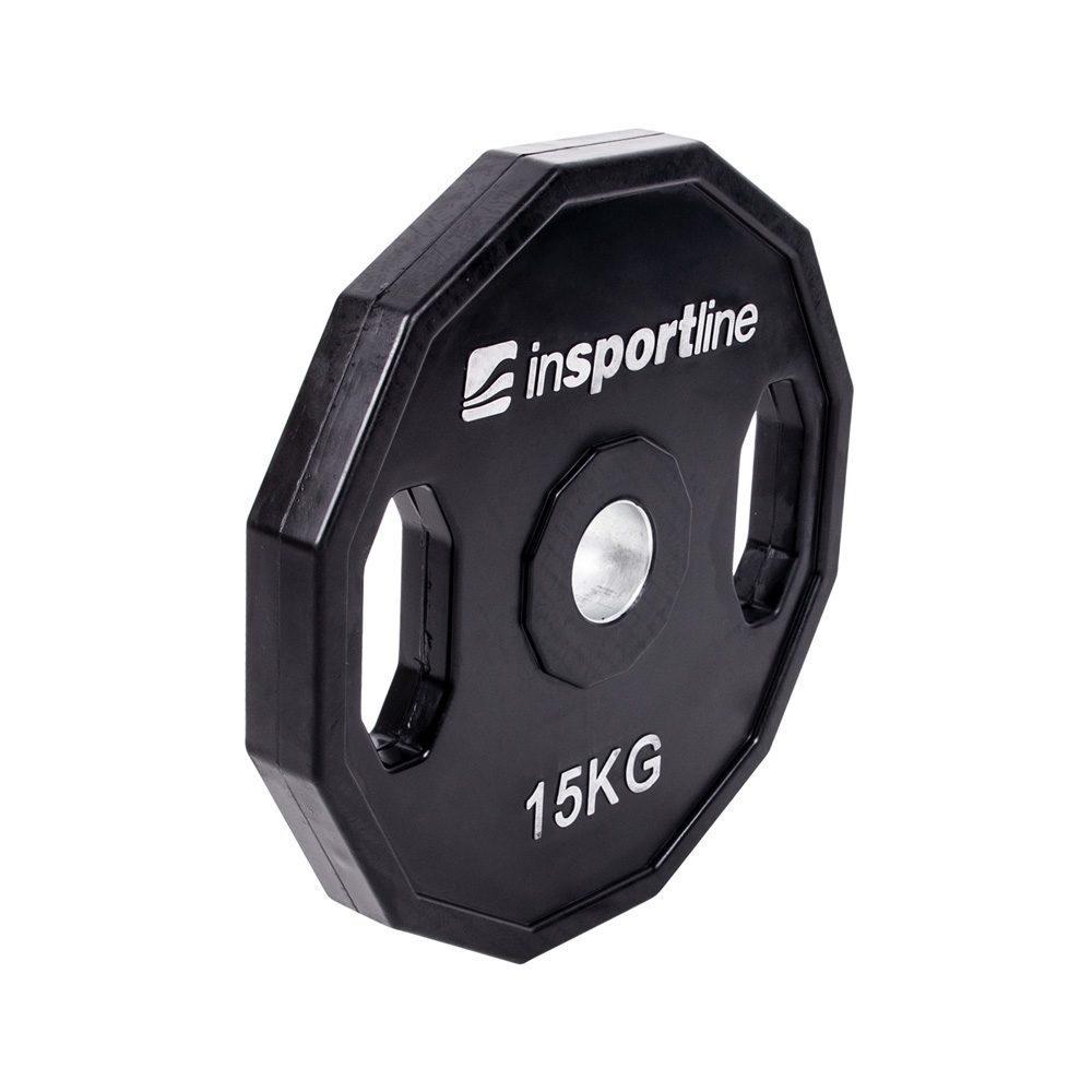 Олімпійський диск гумовий inSPORTline Ruberton 15кг