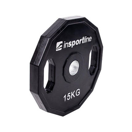 Олімпійський диск гумовий inSPORTline Ruberton 15кг, фото 1