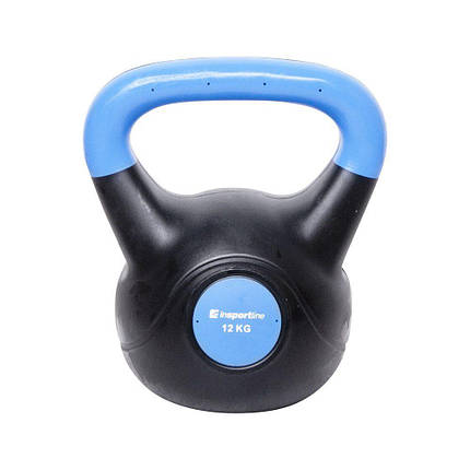 Гіря бітумна inSPORTline Kettlebell Dark 12кг, фото 1