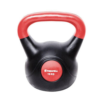 Гіря бітумна inSPORTline Kettlebell Dark 16кг, фото 1