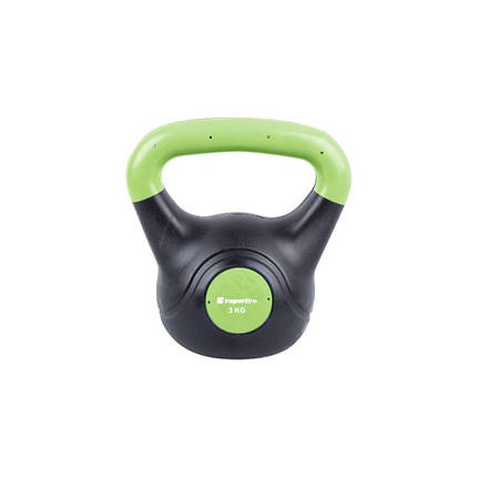 Гіря бітумна inSPORTline Kettlebell Dark 3кг, фото 1