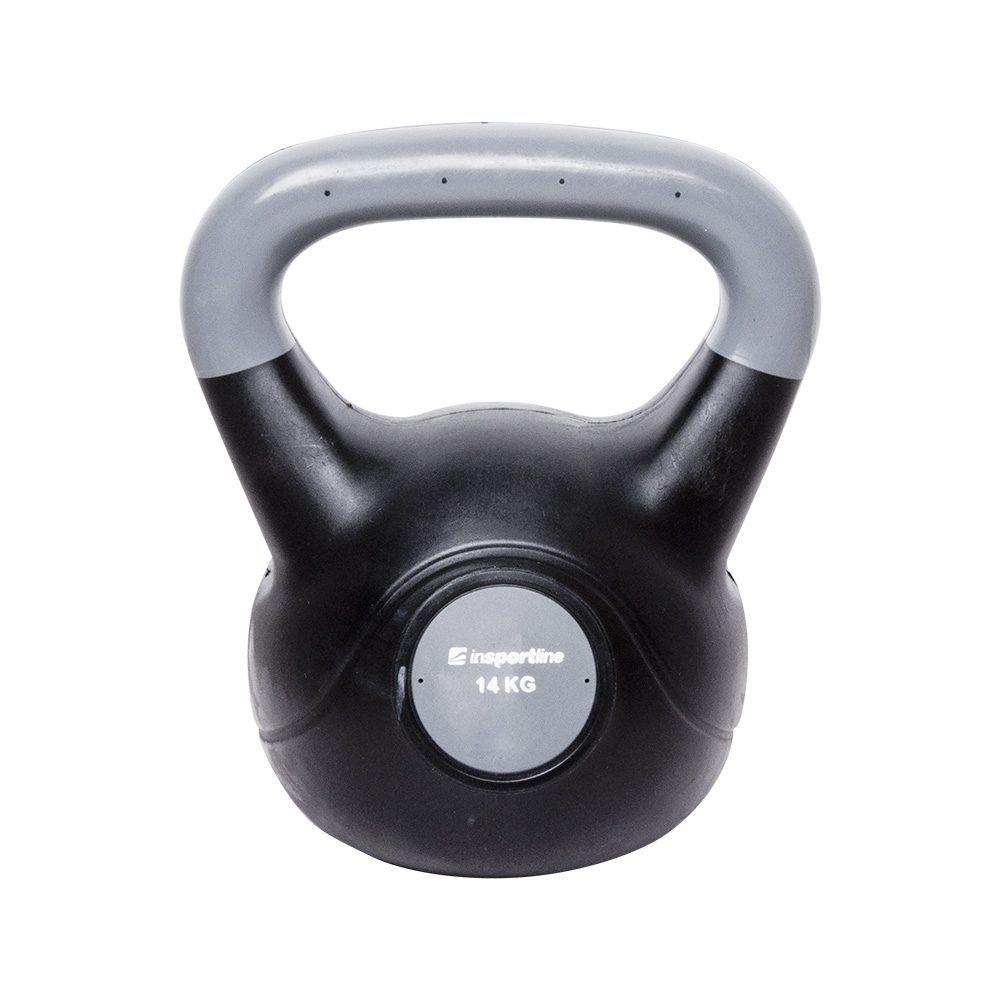 Гіря бітумна inSPORTline Kettlebell Dark 14кг