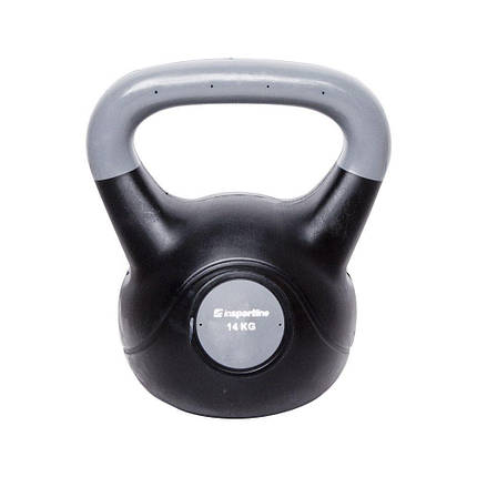 Гіря бітумна inSPORTline Kettlebell Dark 14кг, фото 1