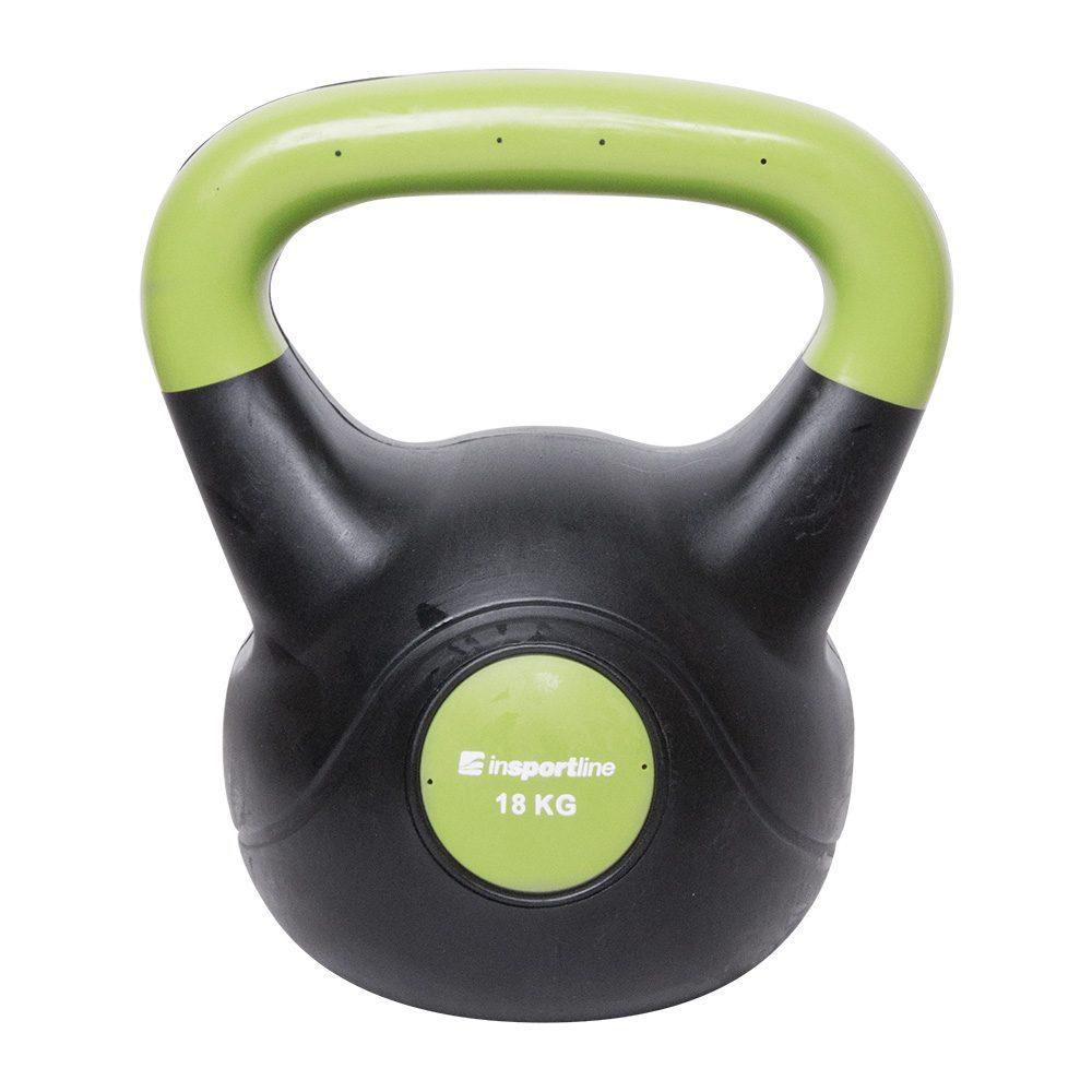 Гіря бітумна inSPORTline Kettlebell Dark 18кг