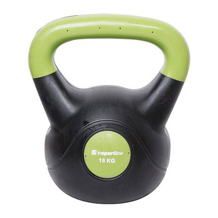 Гіря бітумна inSPORTline Kettlebell Dark 18кг, фото 1