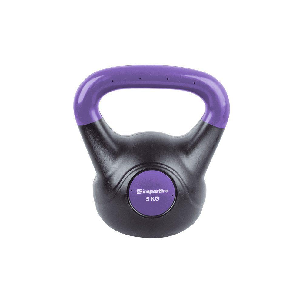 Гіря бітумна inSPORTline Kettlebell Dark 5кг