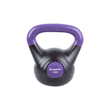 Гіря бітумна inSPORTline Kettlebell Dark 5кг, фото 1