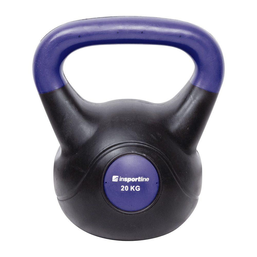 Гіря бітумна inSPORTline Kettlebell Dark 20кг