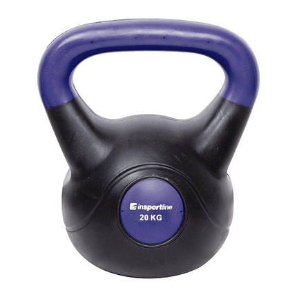Гіря бітумна inSPORTline Kettlebell Dark 20кг, фото 1