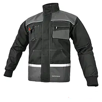 Куртка рабочая классическая на молнии, спецодежда летняя, цвет графит, рабочая куртка