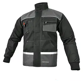 Куртка робоча класична на блискавці, спецодяг літній, колір графіт, робоча куртка