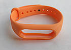 Ремінець Xiaomi Mi Band 2 силіконовий браслет Помаранчевий 1092P, фото 4
