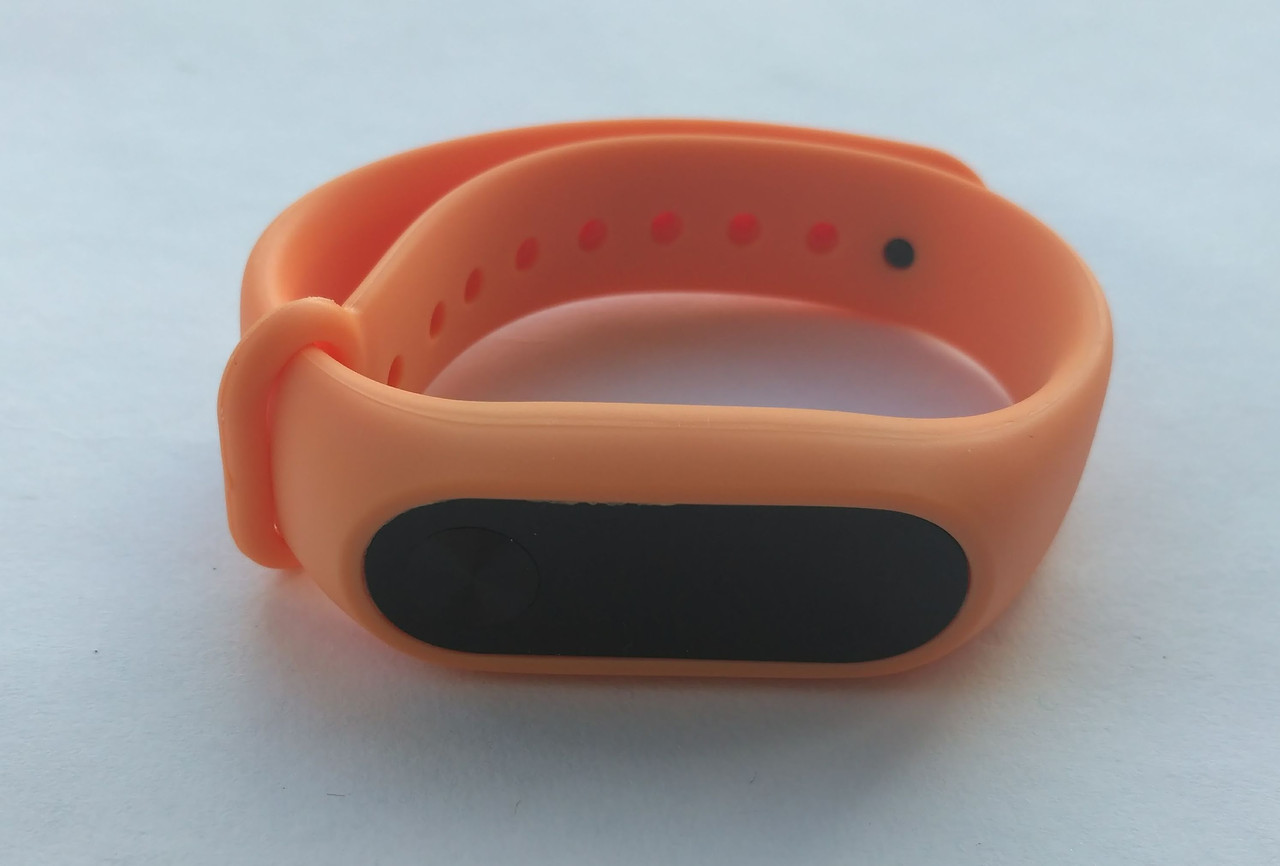 Ремінець Xiaomi Mi Band 2 силіконовий браслет Помаранчевий 1092P