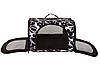 Сумка переноска для котів собак 46x28x30 см CosmoPet CP-48 (L) Black-White, фото 4