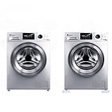 Антивібраційні нековзні підставки для пральної машинки та меблів Прозорі амортизуючі підставки, фото 7