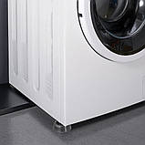 Антивібраційні нековзні підставки для пральної машинки та меблів Прозорі амортизуючі підставки, фото 5