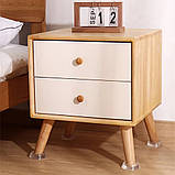 Антивібраційні нековзні підставки для пральної машинки та меблів Прозорі амортизуючі підставки, фото 9