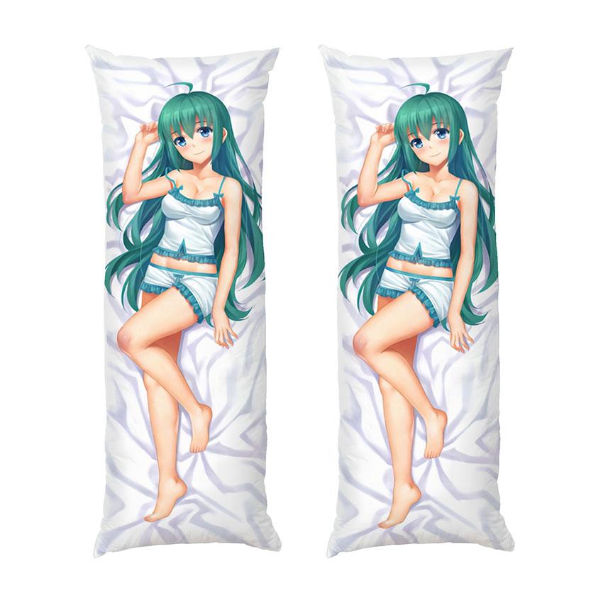 Дакімакура подушка-обіймашка «Anime. Girl with long green hair»
