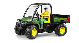 Іграшка Bruder Міні-самоскид John Deere Gator XUV 855D з фігуркою (02490)